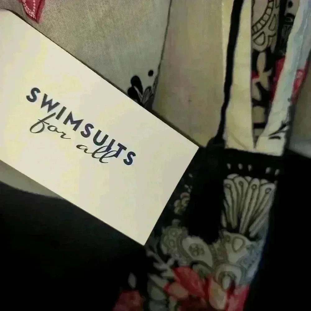 NWT Swimsuits For All Floral Cotton Cover-Up Dress - Picture 6 of 7
